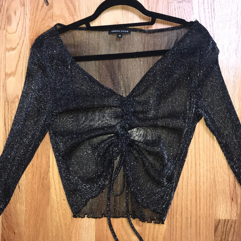 Sparkle Sheer Top
